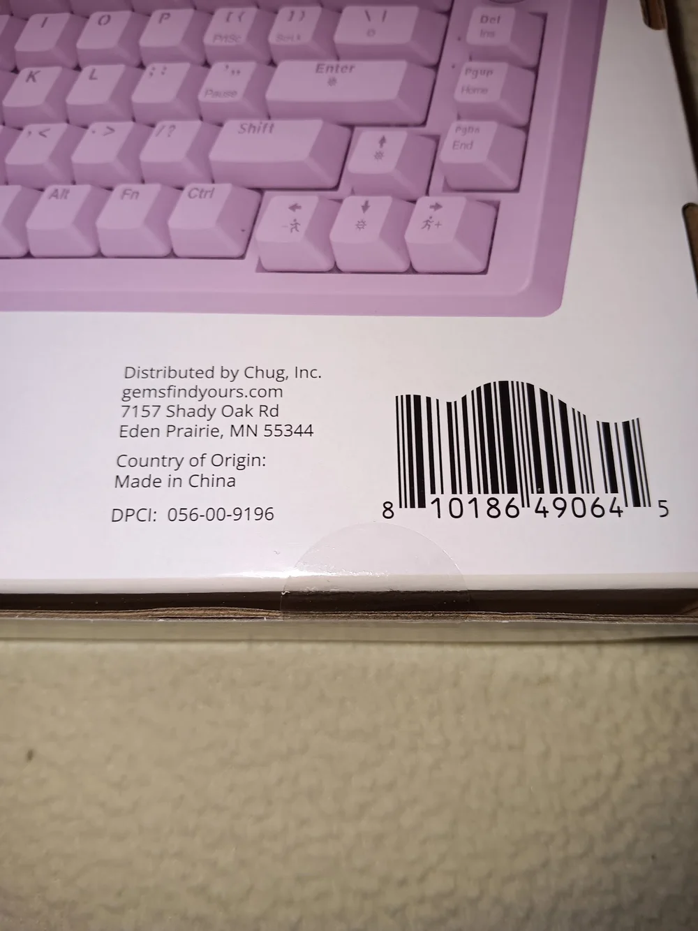 Compact Pink Mechanical Keyboard - Wired Rainbow Lit (PRICE IS FIRM)